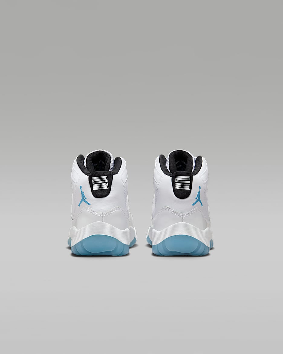 Air Jordan 11 Retro Legend Blue Little Kids Shoes. Nike